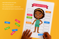 My Body Parts BUNDLE Kids Flashcards Game Product Image 6