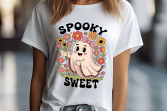 Spooky Sweet Retro Floral Halloween Ghost Product Image 2