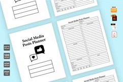 Social Media Post Planner KDP Interior Product Image 1