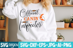 Official Candy Inspector SVG Cut File,Halloween SVG Design Product Image 2
