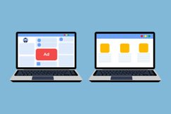 Website Ads Pop-up Concept Vector Product Image 1