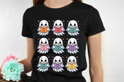 9-Grid Boujee Ghosts Reading Books Cute Product Image 3