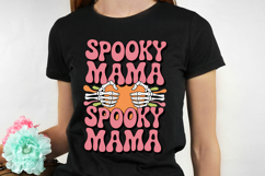 Spooky Mama Funny Repeat Halloween Hands Product Image 3