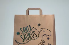 Christmas Santa Dinosaur T-Rex Svg, Boy shirt mug design Product Image 3