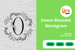 Sweet Blossom Monogram Product Image 1