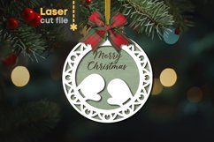 Mittens Christmas Tree Toy SVG laser cut file for Glowforge Product Image 1