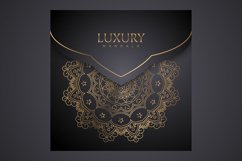 Golden Mandala Pattern Luxury Decoration Product Image 1