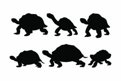 Tortoise standing silhouette bundle Product Image 1