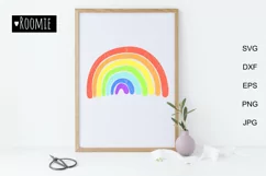 Rainbow SVG, baby shower clipart, birthday party sublimation Product Image 2