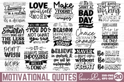 Motivational Quotes SVG bundle Product Image 1