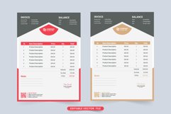 Company invoice template design vector Product Image 1