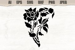 Stencil Flower SVG Product Image 1