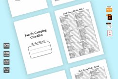 Family Camping Notebook KDP Interior Product Image 1