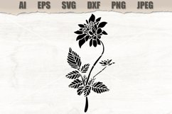 Stencil Flower SVG Product Image 1