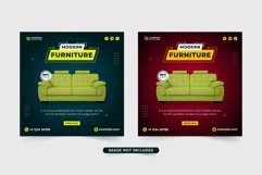 Furniture sale social media post vector Product Image 1