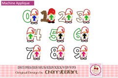 Gnome Cross Numbers machine embroidery bundle 2211N Product Image 1