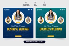 Corporate web seminar invitation poster Product Image 1