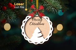 Christmas Tree Toy SVG laser cut file for Glowforge Product Image 1