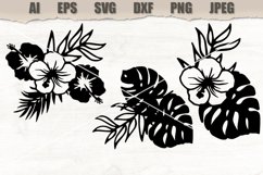 Clipart Manstera SVG Product Image 1