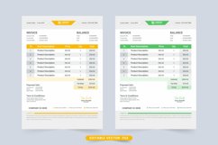 Payment receipt and invoice template Product Image 1