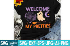 Welcome my Pretties Svg Design,Halloween Svg design Product Image 2
