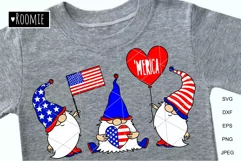 4th of July Gnome svg, Patriotic gnomes Independence day USA Product Image 1