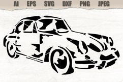 Stencil Car SVG Product Image 1