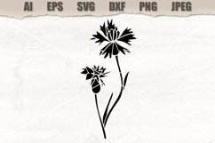 Stencil Flower SVG Product Image 1