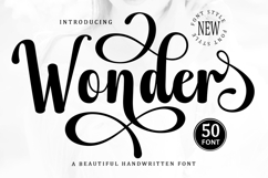 Wonder - Family Font In 50 Type Product Image 1