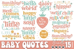 Baby Quotes SVG Bundle Product Image 1