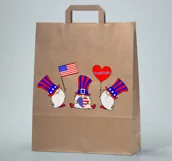 Patriotic gnomes 4th of July Gnome svg, Independence day USA Product Image 2
