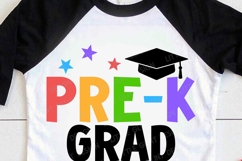 Pre-k Grad 2025 SVG, Graduation SVG, Pre-k Graduate T-shirt Product Image 3