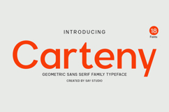 Carteny - Geometric Sans Family Product Image 1