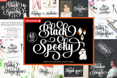 Black Spooky - Family Font In 45 Type Product Image 1
