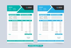 Minimal invoice vector with receipt Product Image 1