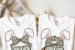 Personalized Kid Name Easter Bunny SVG PNG, Boy Girl Easter Product Image 2