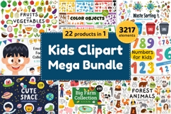 Kids Clipart Mega Bundle Product Image 1