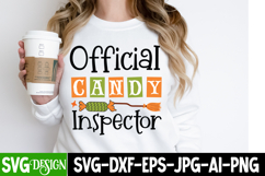 Official Candy Inspector SVG Cut File,Halloween SVG Design Product Image 1