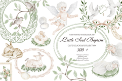 Hand Painted Baptism Watercolor Set Product Image 1
