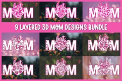 9 3D Layered Paper Cut Mom SVG I Cricut I Silhouette Product Image 1
