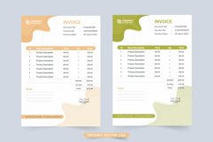 Creative invoice template vector design Product Image 1