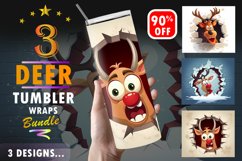Christmas deer Christmas tumbler 20Oz. Tumbler Bundle Product Image 1