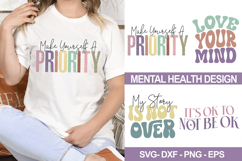 Mental Health Design - Mental Health Svg Design Product Image 1
