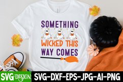 Something Wicked this Way Comes SVG Cut File,Halloween SVG Product Image 2