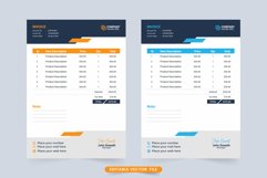 Business invoices with modern shapes Product Image 1