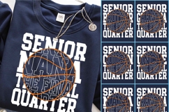 Senior Basketball Family Svg Png, Mom Dad Sister Brother Product Image 2