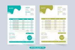 Payment invoice template vector design Product Image 1