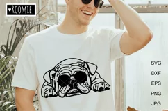 Cool American bulldog svg for Cricut, English bulldog design Product Image 2