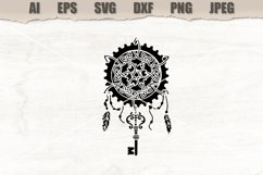 Stencil Dreamcatcher SVG Product Image 1