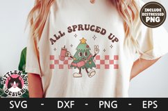 All Spruced Up svg, Retro, Tree, Stanley Tumbler, Belt Bag Product Image 1